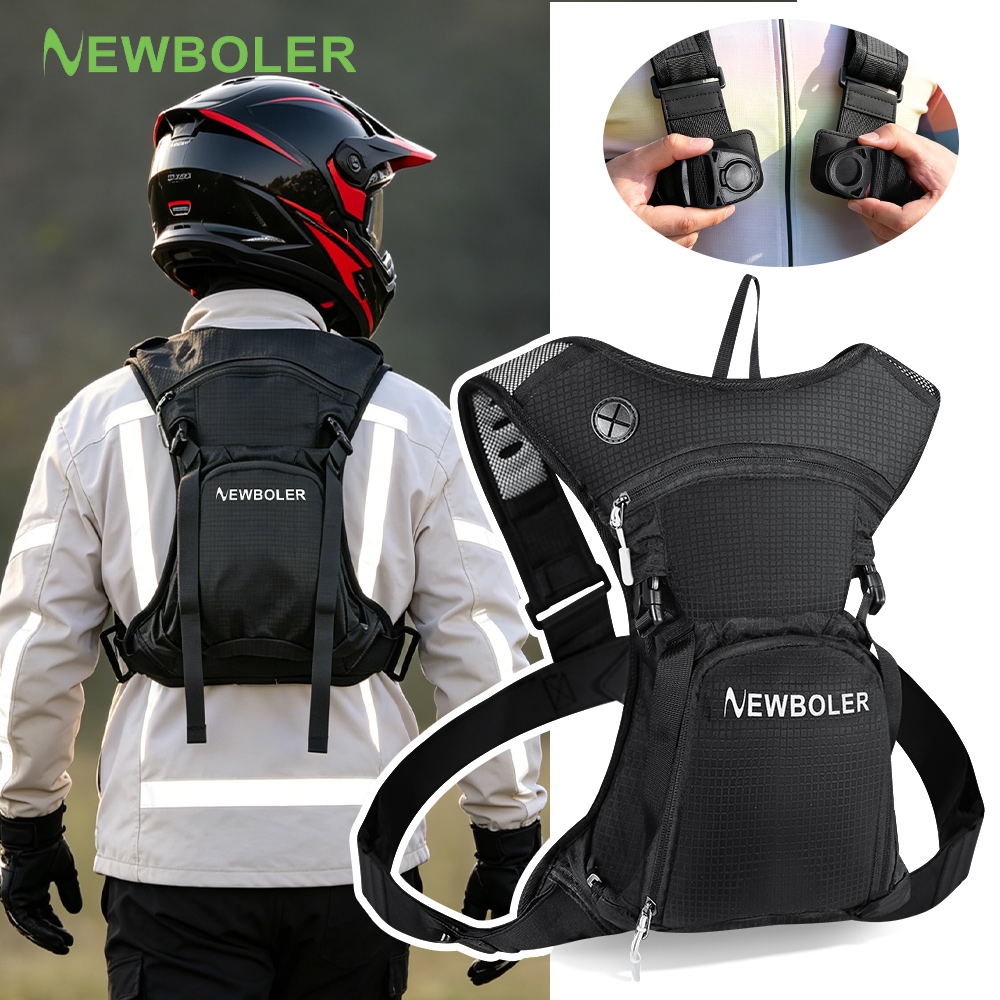 Cycling Commuter Backpack - NEWBOLER 8L motorfiets fietsen hydratatiepakket MTB