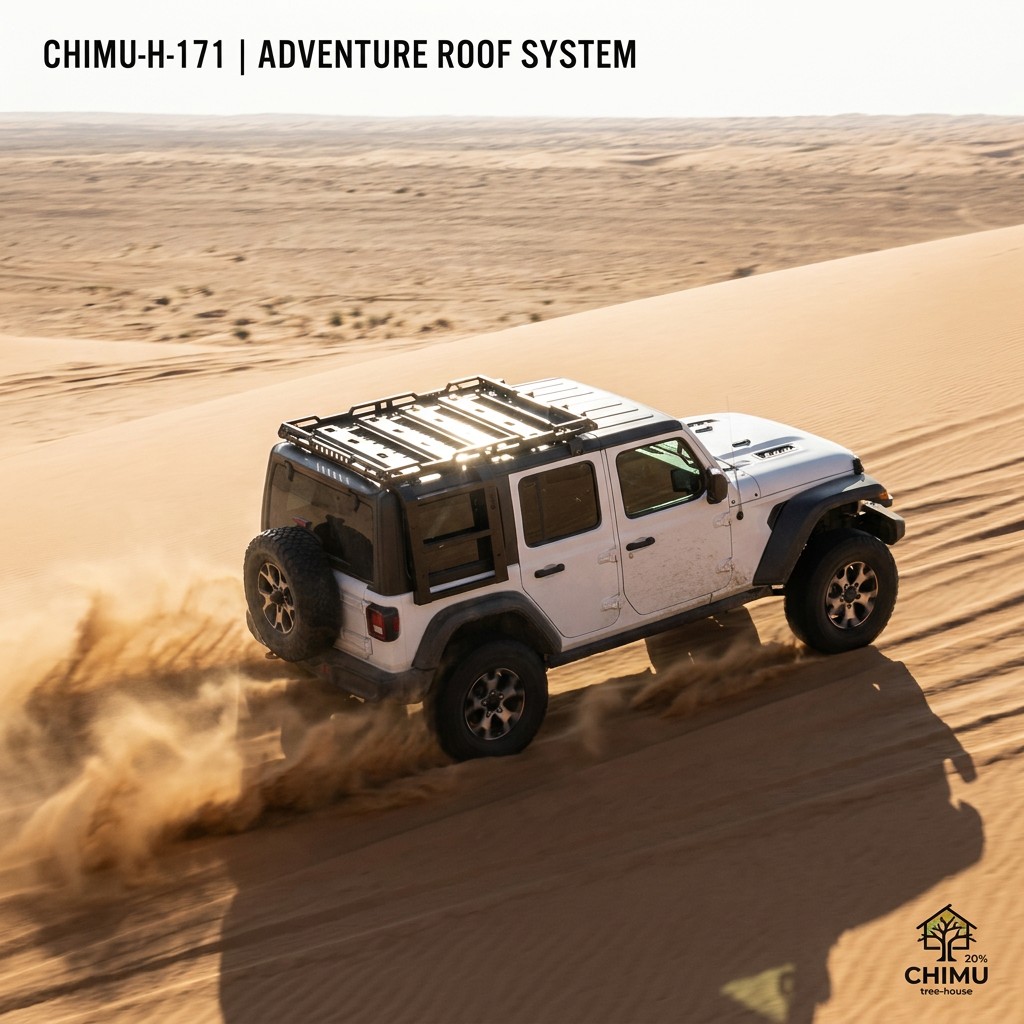 Cargo Rack Aluminum - 【CHIMU HOME】 voor Wrangler JL JLU