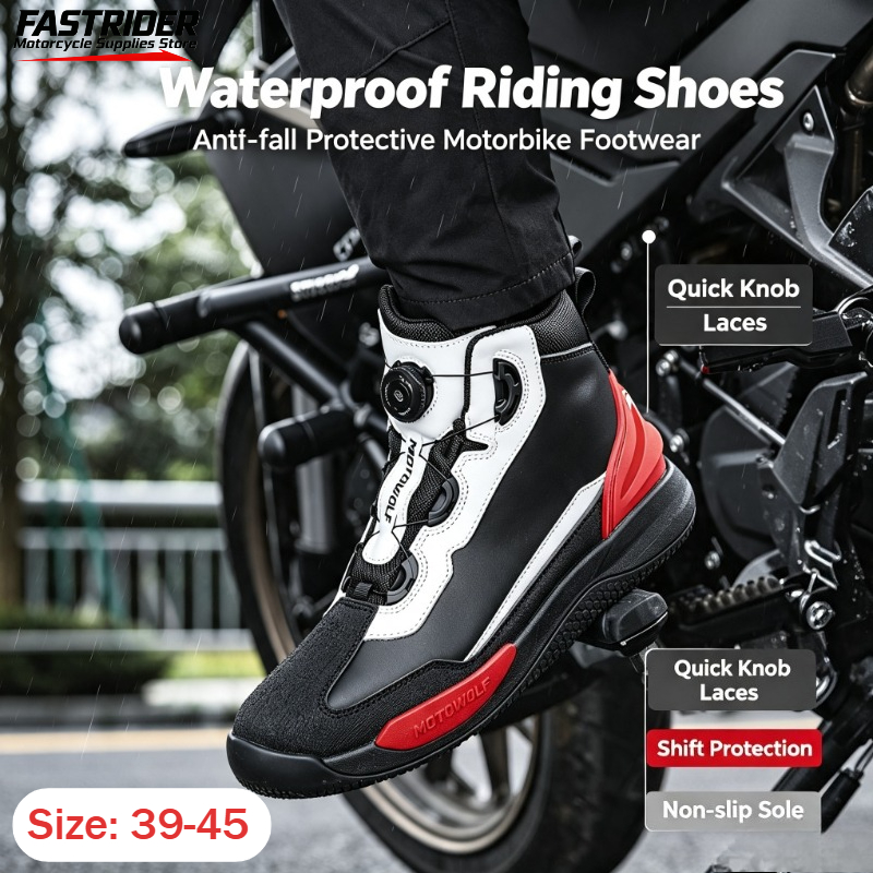 Cycling Commute Shoes - Fietsschoenen voor heren Waterdichte leren race-laarzen
