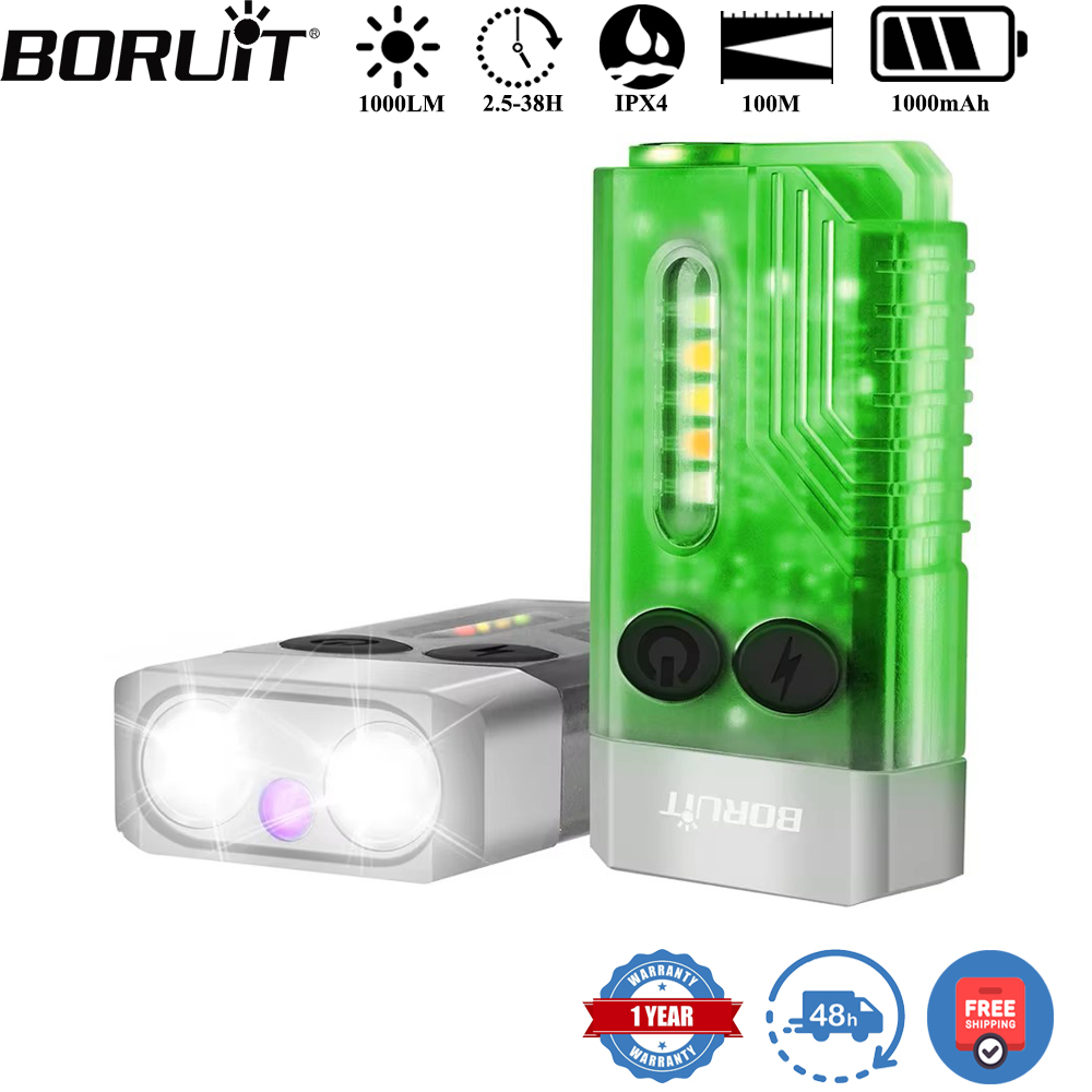 Cycling To Work - BORUiT V10 sleutelhanger UV LED EDC