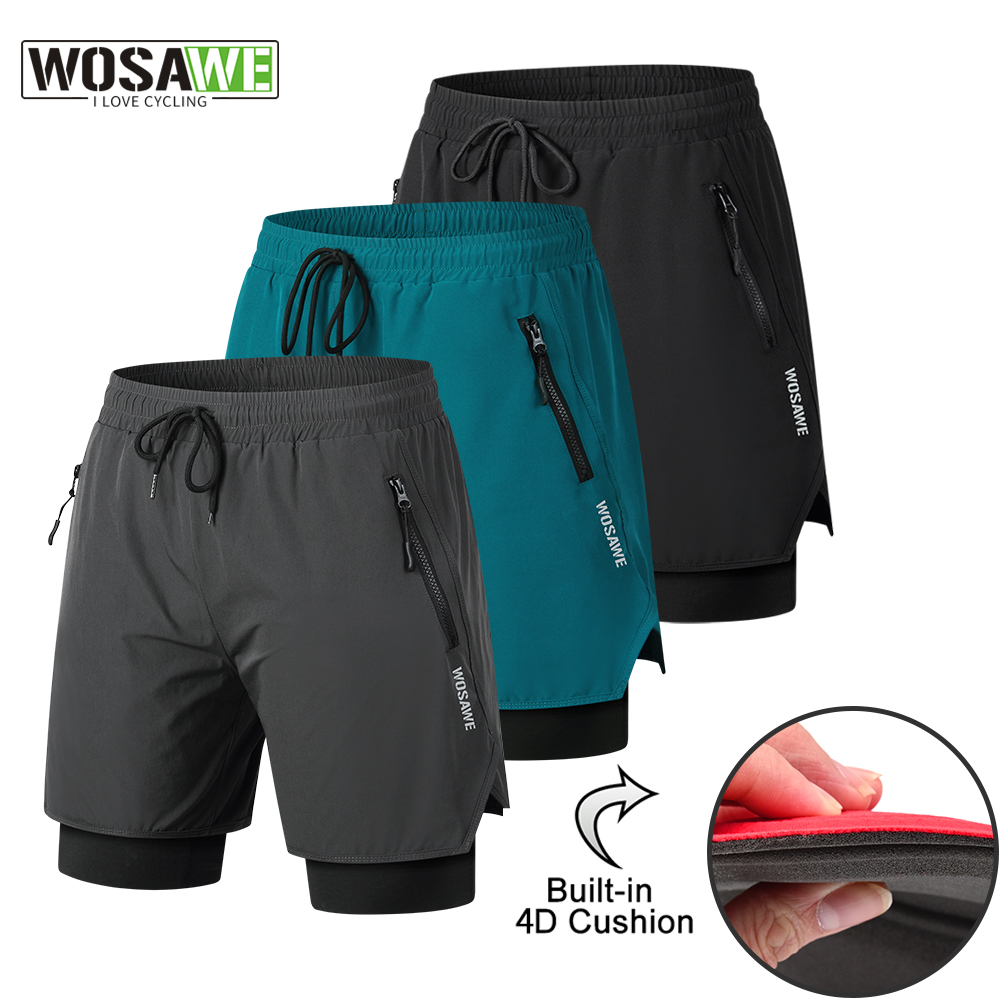 Cycling Commuter Trousers - WOSAWE MTB Shorts Zomer Heren Fietsbroek
