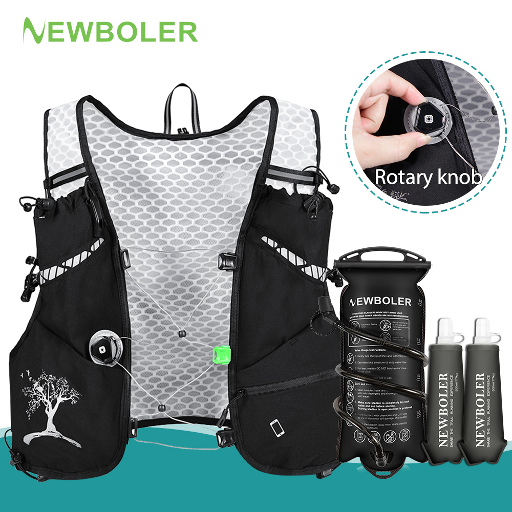 Cycling Commuter Backpack - NEWBOLER 8L Outdoor Trail Running Rugzak