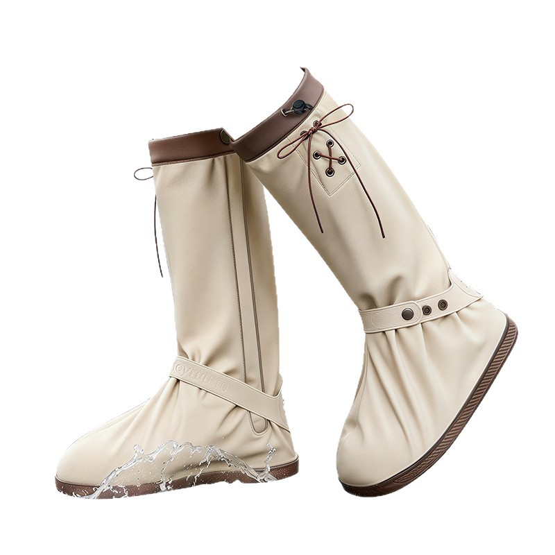 Cycling Commute Shoes - Stijlvolle unisex hoge regenoverschoenen met verstelbare