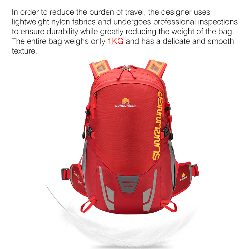 35L wandelrugzak met grote cap - Cycling Commuter Backpack recensie en prijs