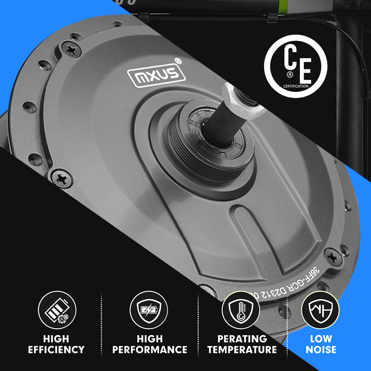 MXUS Merk E-bike Naafmotor XF1 - Dynamo Hub Front recensie en prijs