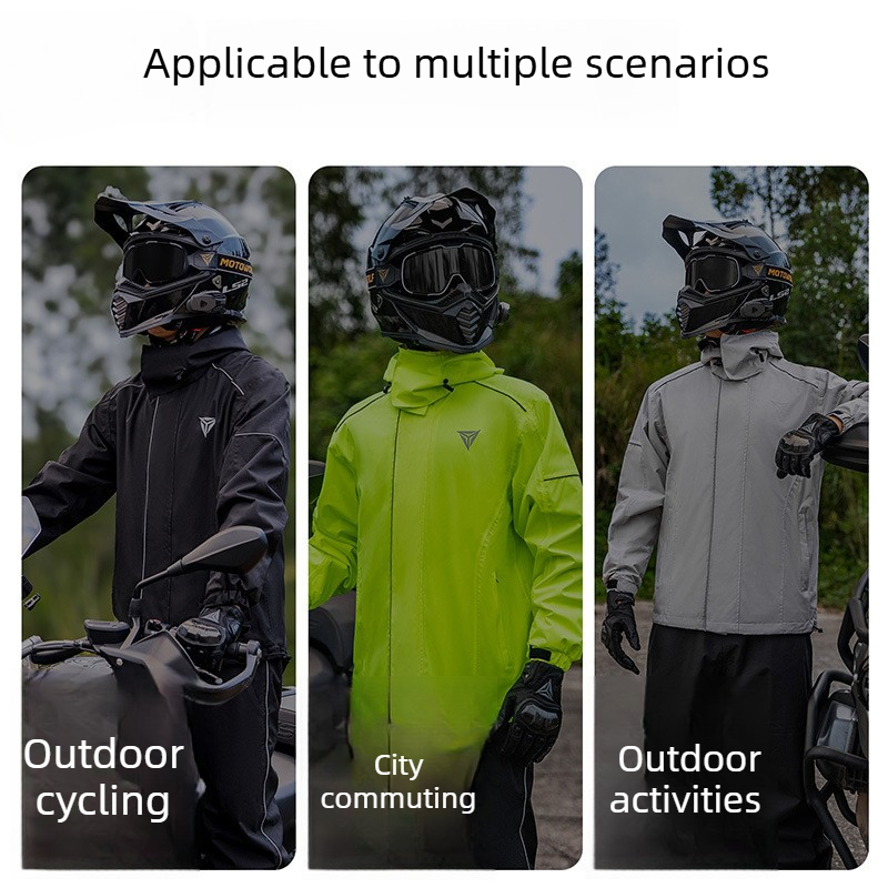 Motorregenpak, waterdichte jas - Cycling Rain Jacket Commute recensie en prijs